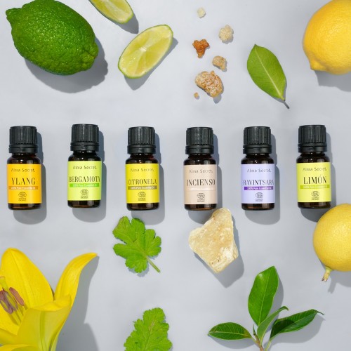 NEW PACK 6 PURE ESSENTIAL OILS