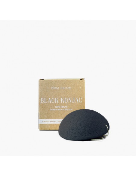 Esponja limpiadora Black Konjac