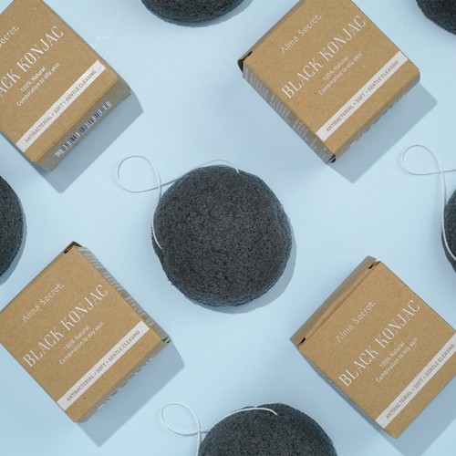 Black Konjac Sponge