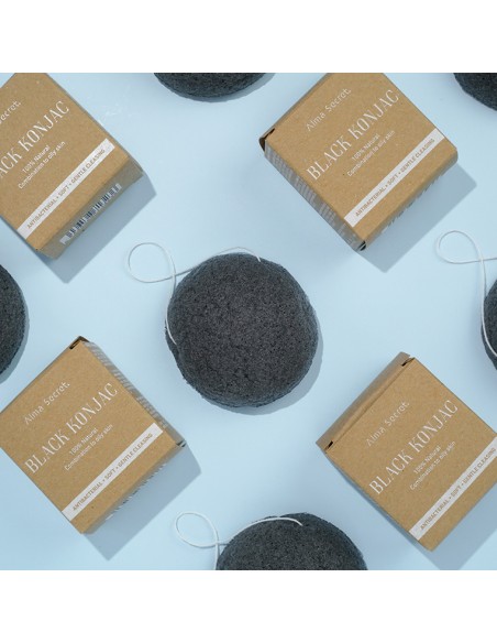 Esponja limpiadora Black Konjac