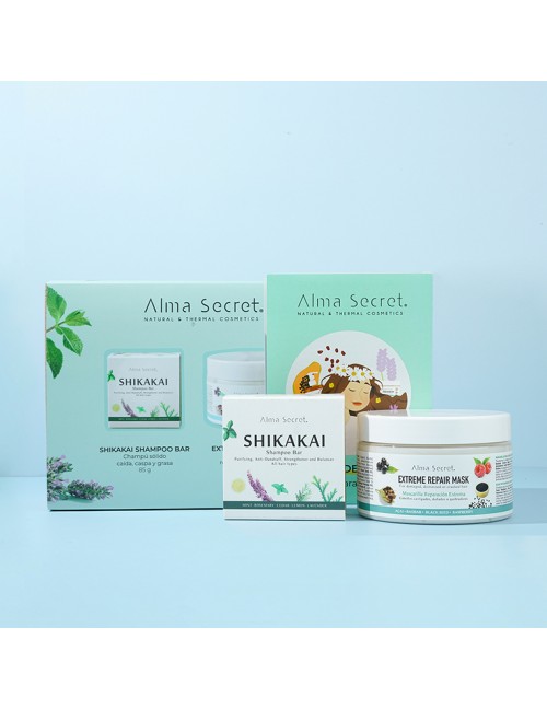 Gift Pack: Shikakai Shampoo Bar + Extreme Mask