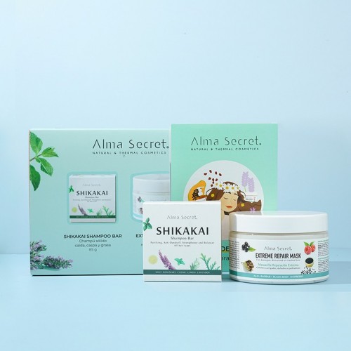 Gift Pack: Shikakai Shampoo Bar + Extreme Mask