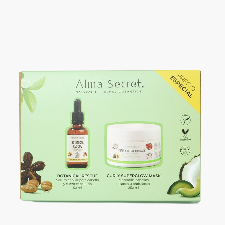 Gift Pack: Botanical Rescue + Curly Mask