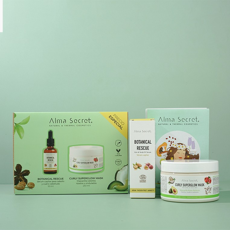 Gift Pack: Botanical Rescue + Curly Mask
