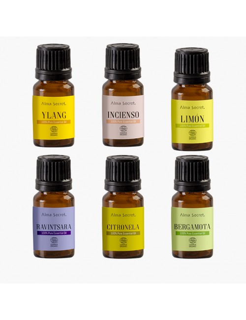 NEW PACK 6 PURE ESSENTIAL OILS