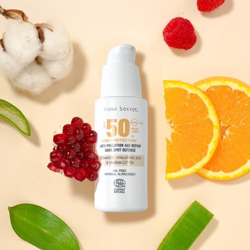 CREMA FACIAL CON COLOR CON ALTA PROTECCIÓN SOLAR SPF 50