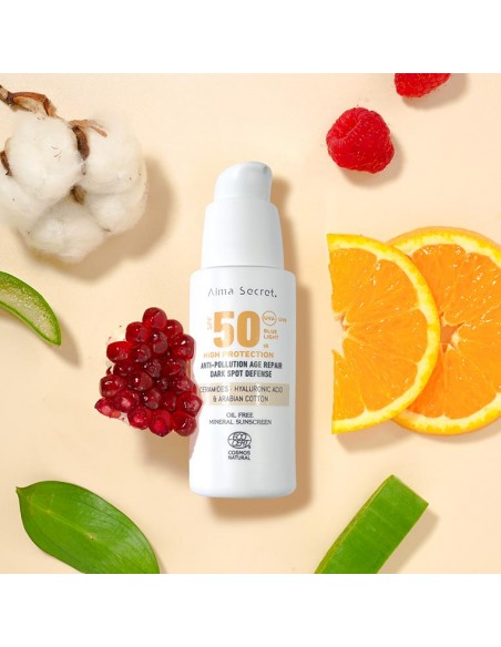 CREMA FACIAL CON COLOR CON ALTA PROTECCIÓN SOLAR SPF 50