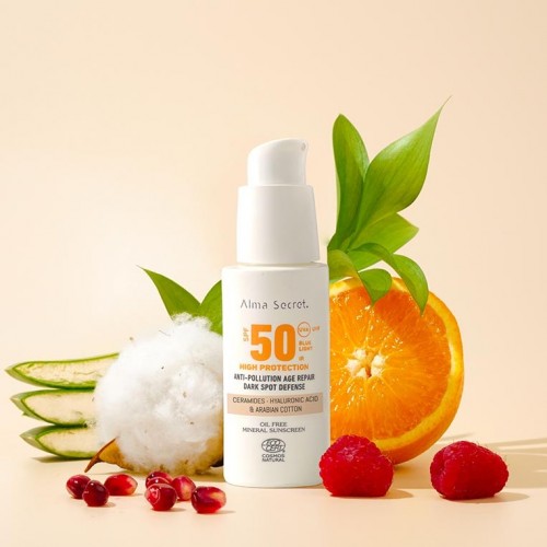 CREMA FACIAL CON COLOR CON ALTA PROTECCIÓN SOLAR SPF 50