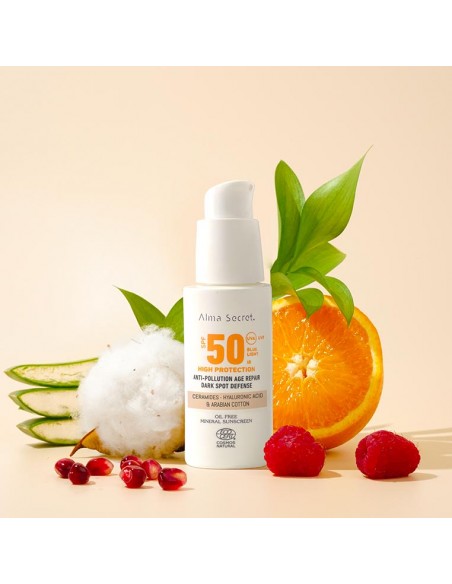 CREMA FACIAL CON COLOR CON ALTA PROTECCIÓN SOLAR SPF 50