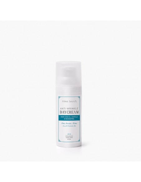 HIDRATANTE ANTIARRUGAS CON PEPITA DE UVA, CENTELLA & RESVERATROL SPF 20