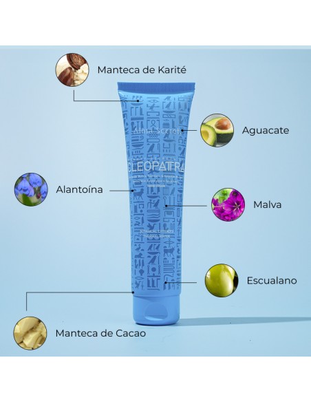 CREMA MULTI-REPARADORA DE MANOS CON AGUACATE, KARITÉ & MANUKA " SÁNDALO & VAINILLA DE TAHITÍ"