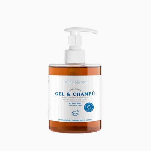 GEL-CHAMPÚ SUAVE CON ARGÁN, CALÉNDULA & MANZANILLA