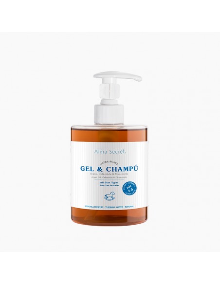 GEL-CHAMPÚ SUAVE CON ARGÁN, CALÉNDULA & MANZANILLA