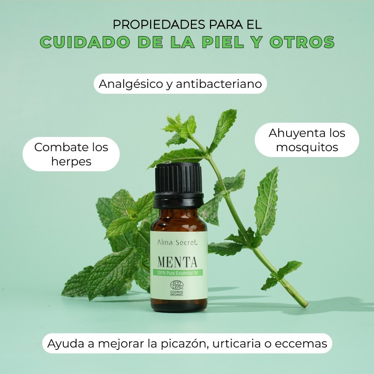 Usos & Beneficios del Aceite de Menta