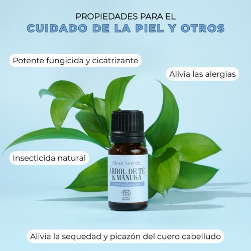 ACEITE ESENCIAL DE ÁRBOL DEL TÉ Y MANUKA