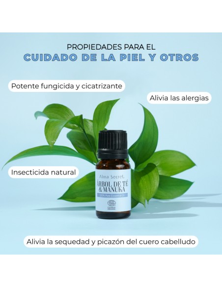 ACEITE ESENCIAL DE ÁRBOL DEL TÉ Y MANUKA