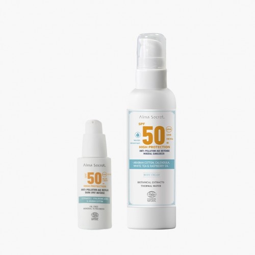 Pack Natural Suncare SPF 50: Facial + New Body