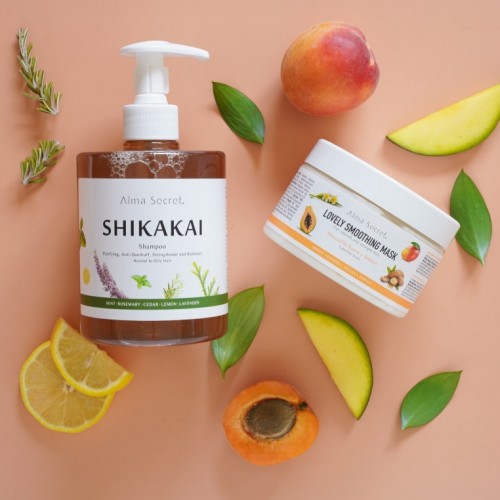 Shikakai + Lovely Smoothing Hair Mask