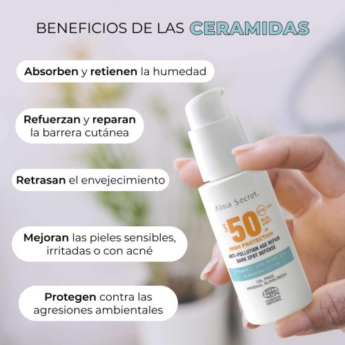 Alma Secret Crema Solar Facial SPF50+ 50 ml - Atida