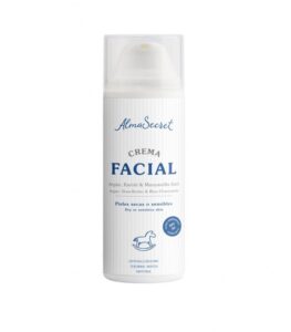 crema facial con argán, karité y manzanilla azul SPF 20.